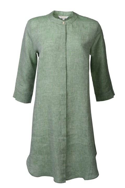 Elizabeth Shine, Mandala265, Vászonruha zseb nélkül, Zöld, XL