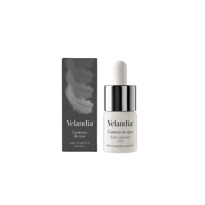 Szemkörnyékápoló krém hialuronsavval és Q10 koenzimmel, vegán, 15 ml