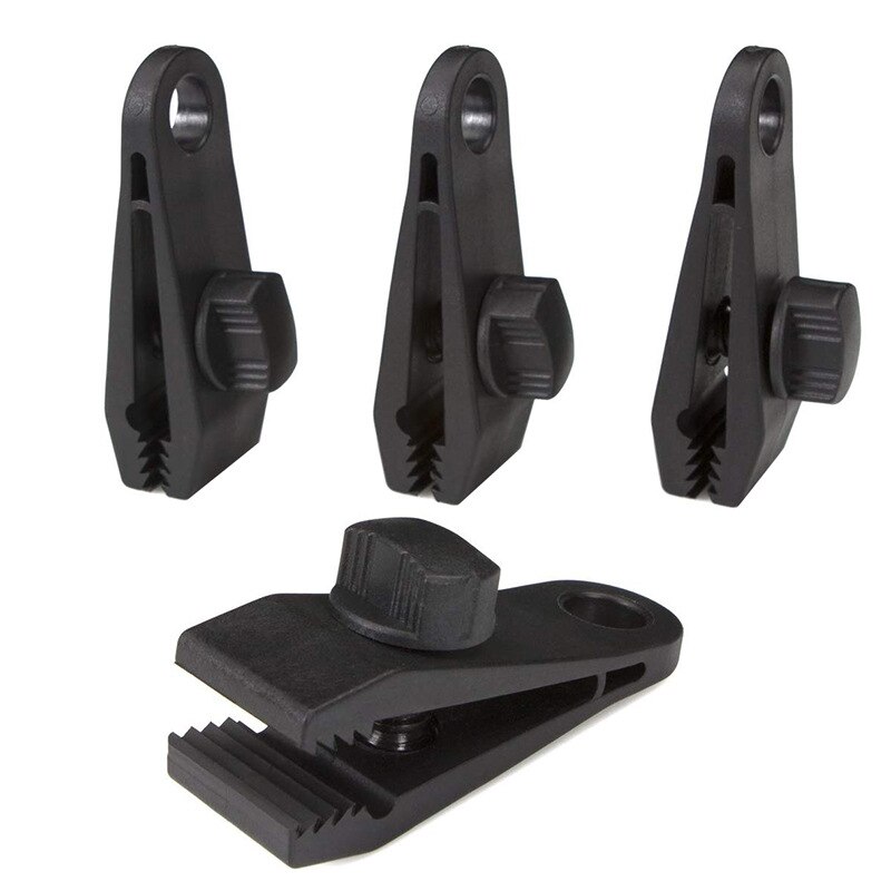 Set de 10 cleme de fixare, Poliamida, Negru - eMAG.ro