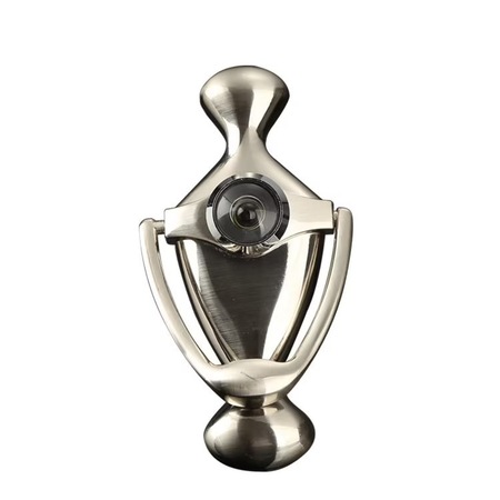 Vizor/ciocanitor pentru usa, Aluminiu, Argintiu