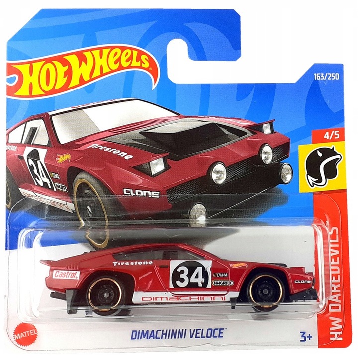 Hot Wheels Metallic Car, Dimachinni Veloce, Visiniu, 1:64