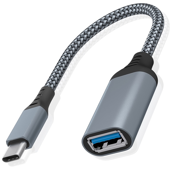 USB-C USB 3.1 OTG adapter okostelefonhoz, táblagéphez, laptophoz, Reagle alumínium