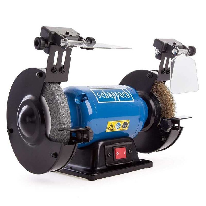 Polizor de banc SM200LB Scheppach 5903111901, 500 W, Ø200 mm