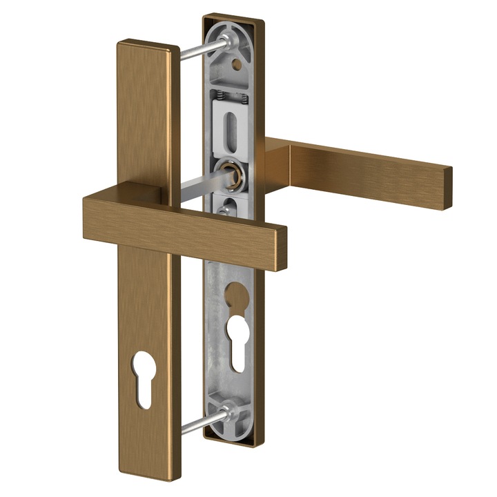 Maner usa Dublin Premium 92×37, din aluminiu, eloxat bronz F4