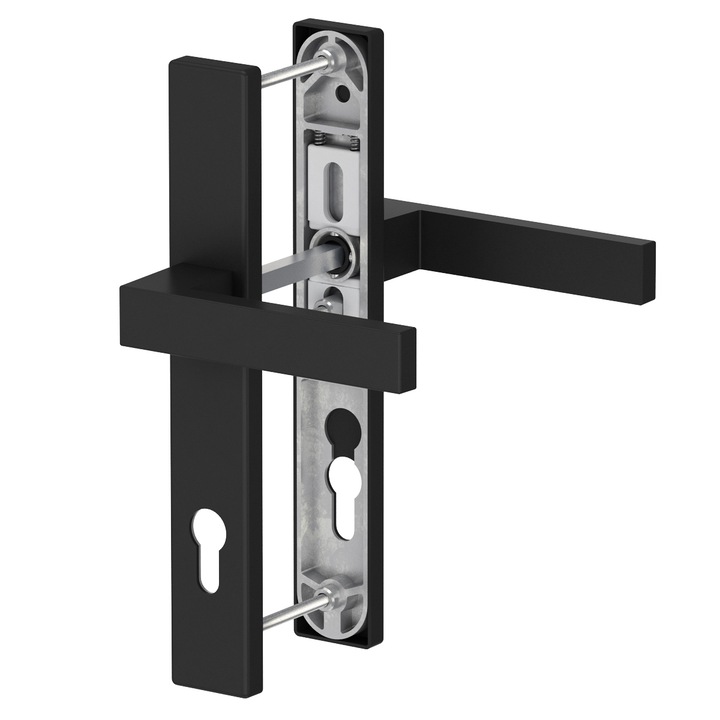 Maner usa Dublin Premium 92×37, din aluminiu, negru mat, RAL9005