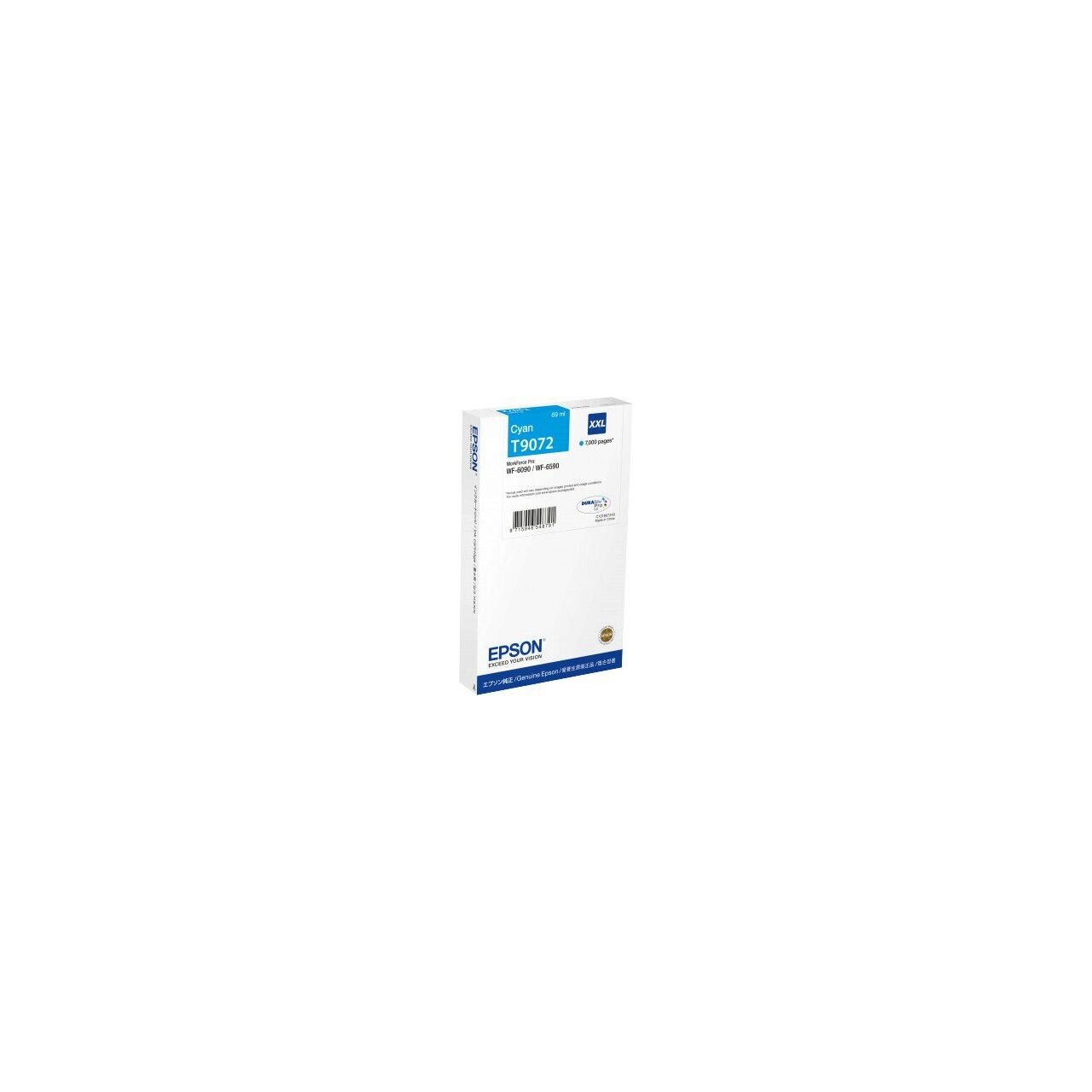 Cartus cerneala Epson T9072, cyan, capacitate 69ml - C13T907240
