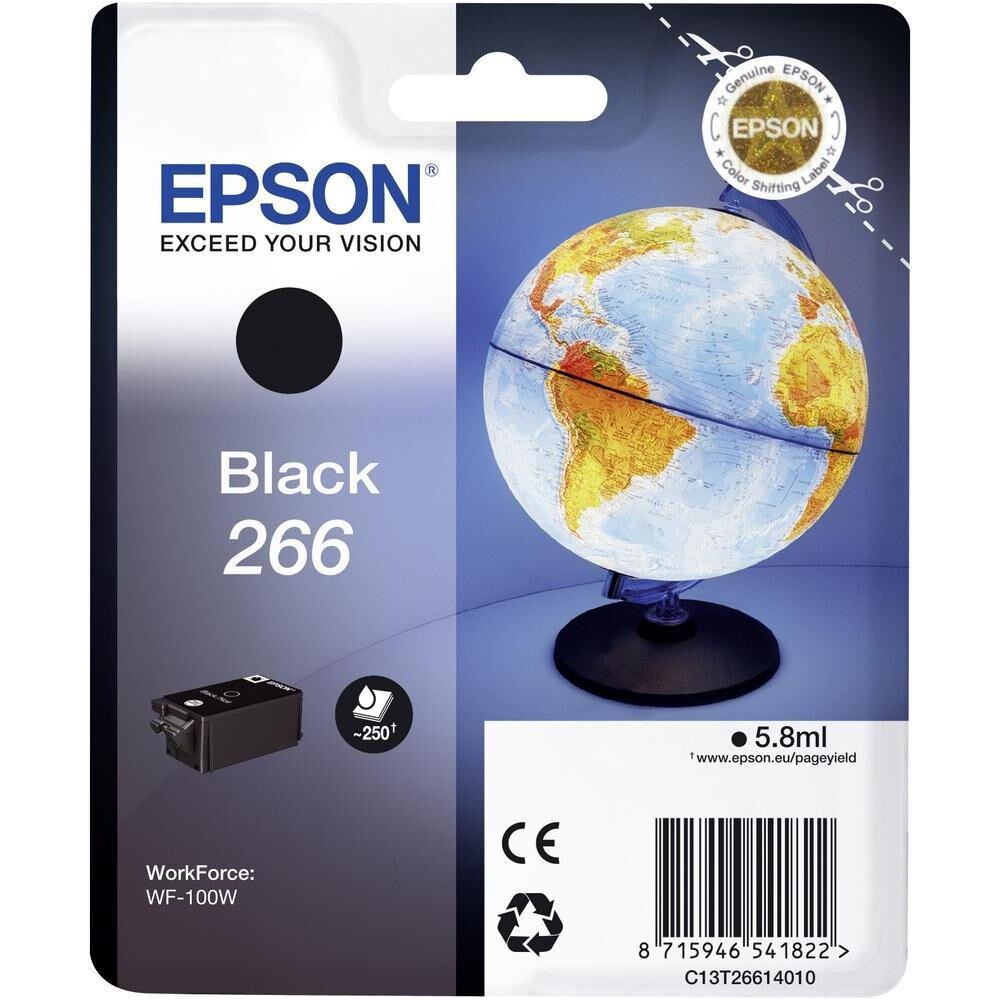 Pachet Cartus cerneala Epson 266 negru - C13T26614010 + Suport magnetic Tellur MCM3 pentru ventilatie, plastic, Negru