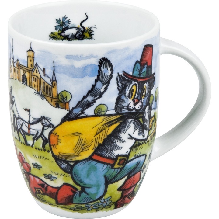 Cana portelan Motanul incaltat