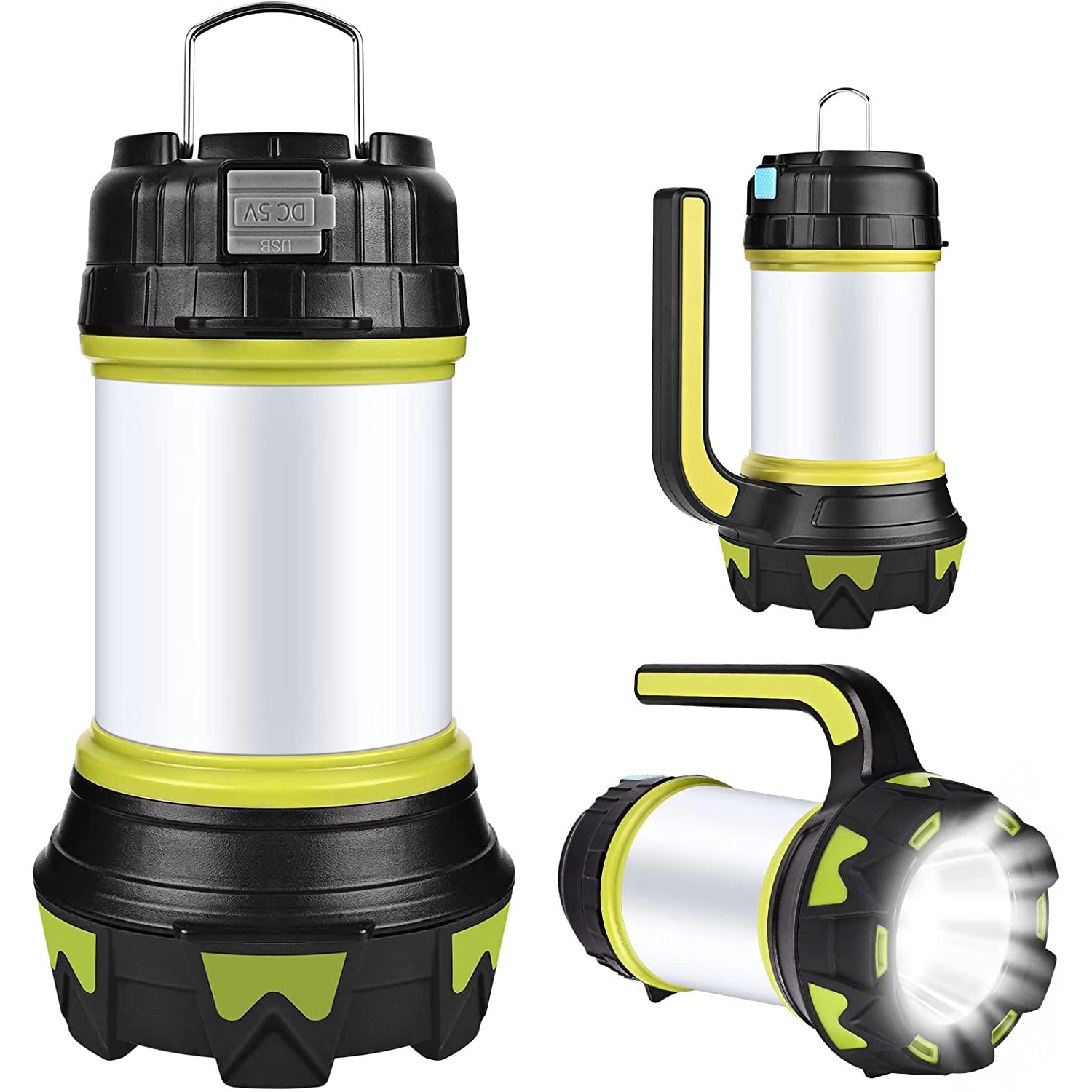 Lanterna de camping, lanterna de camping cu LED, Verde eMAG.ro