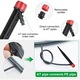 Set 20 duze irigare prin picurare pentru furtun, Negru