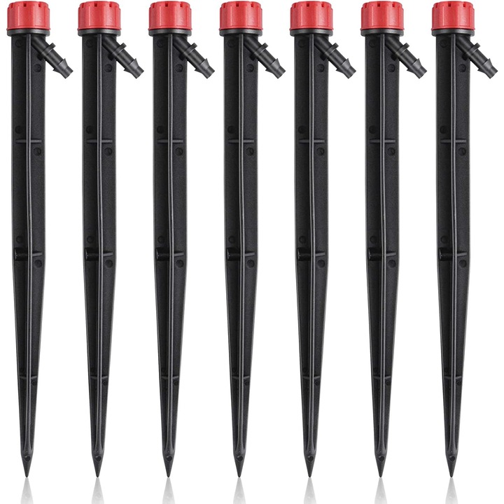 Set 20 duze irigare prin picurare pentru furtun, Negru