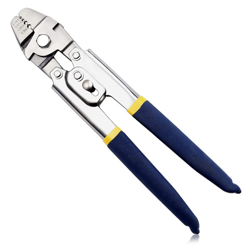 Клещи за кримпване на тел, Неръждаема стомана, 500g, 260 mm, Сини - eMAG.bg