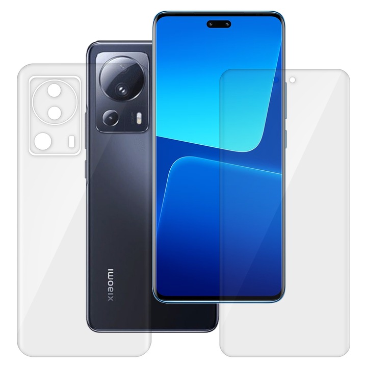 2 db SILKASE fólia készlet Xiaomi 13 Lite telefonhoz, telefonvédelem, megújuló szilikon