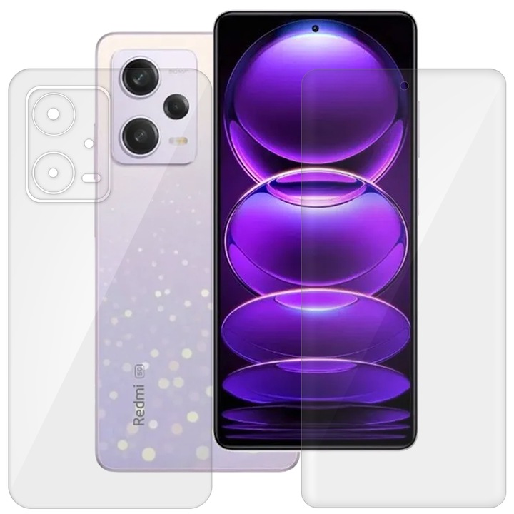 Комплект 2 фолиа SILKASE за Xiaomi Redmi Note 12 Pro, защита на телефона, възобновяем силикон