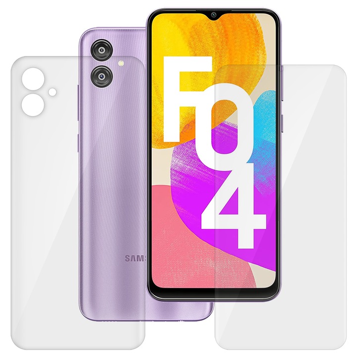 2 db SILKASE fólia készlet Samsung Galaxy F04 telefonhoz, telefon védelem, megújuló szilikon