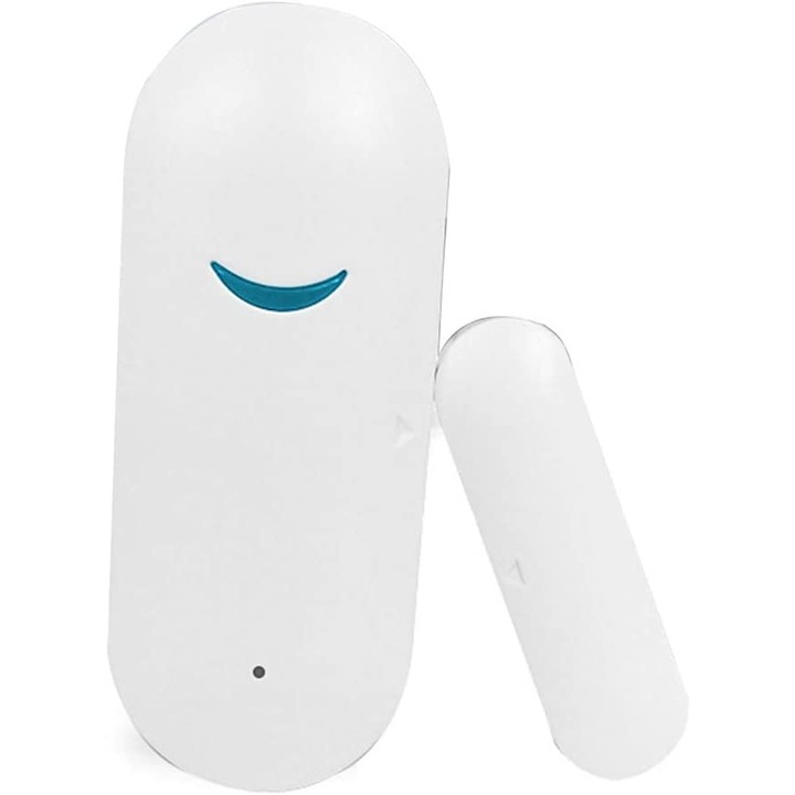 Смарт аларма за прозорци/врати, ABS, WiFi сензори, Бяла