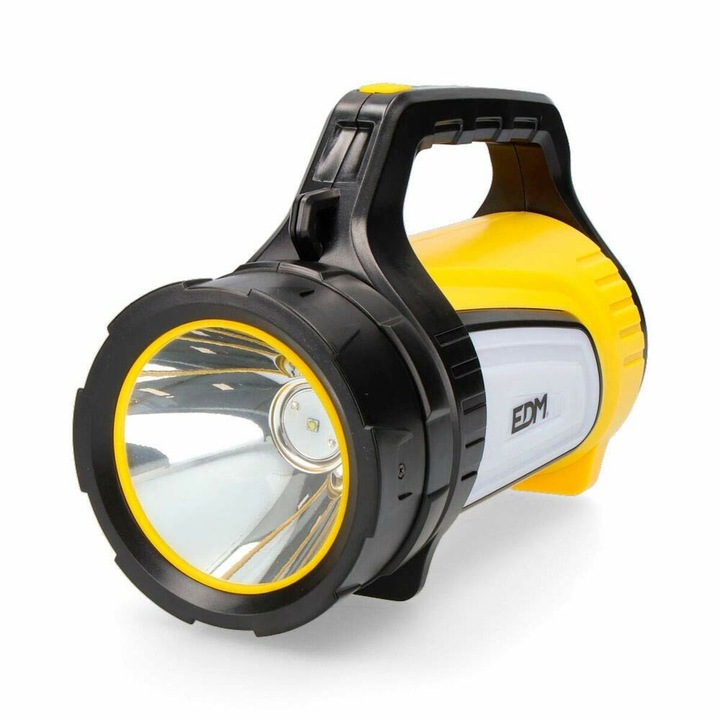 Фенер, Edm, ABS, IP20, 350lm, 10W, 300gr, Жълт/Черен