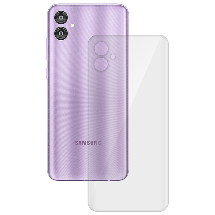 SILKASE hátfólia Samsung Galaxy F04-hez, hátvédő, megújuló szilikon