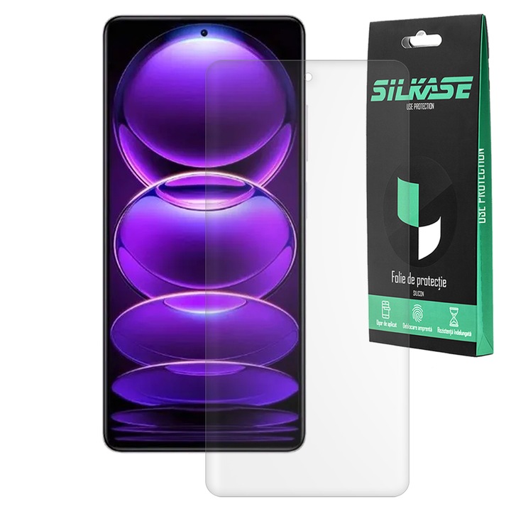 SILKASE matt fólia Xiaomi Redmi Note 12 Pro-hoz, képernyővédő, szilikon