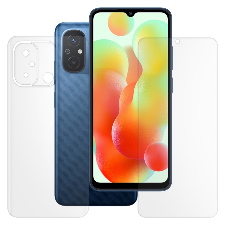 Комплект 2 матови фолиа SILKASE за Xiaomi Redmi 12C, защита на телефона, силикон