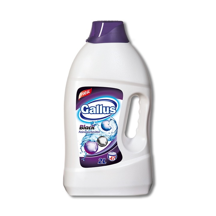 Detergent Lichid, Gallus, Black, 2 l