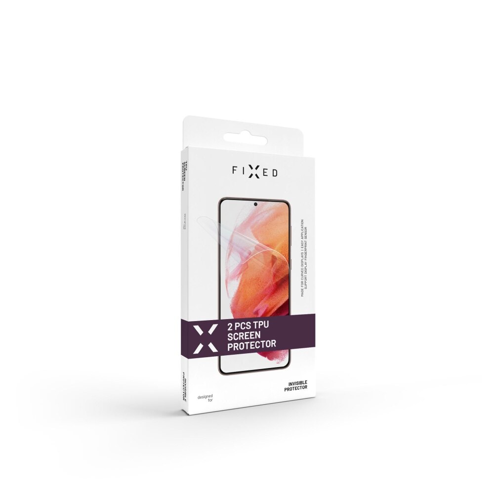 Set 2x Folie Invisible Protector FIXED, TPU, pentru Samsung Galaxy S23 Ultra, Transparent