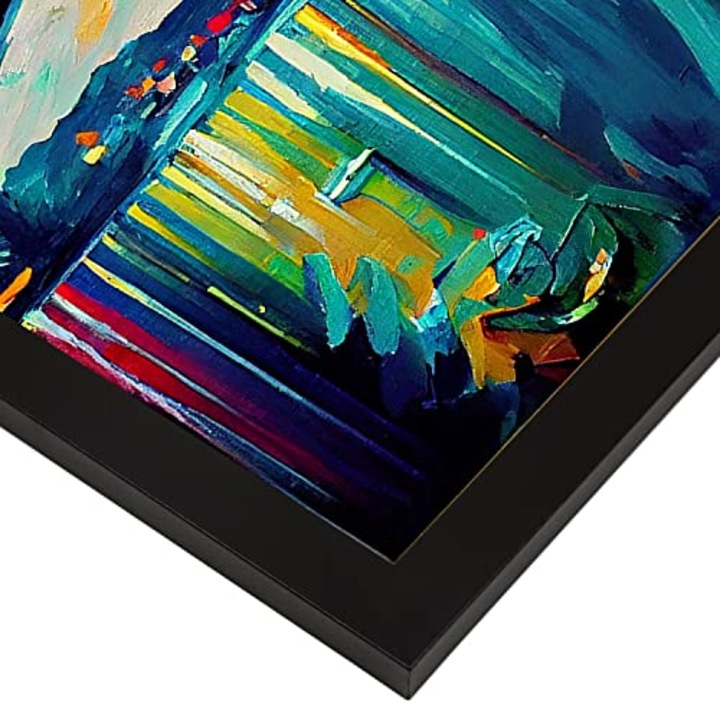 Poster decorativ de perete, Nacnic, Rame negre, A4