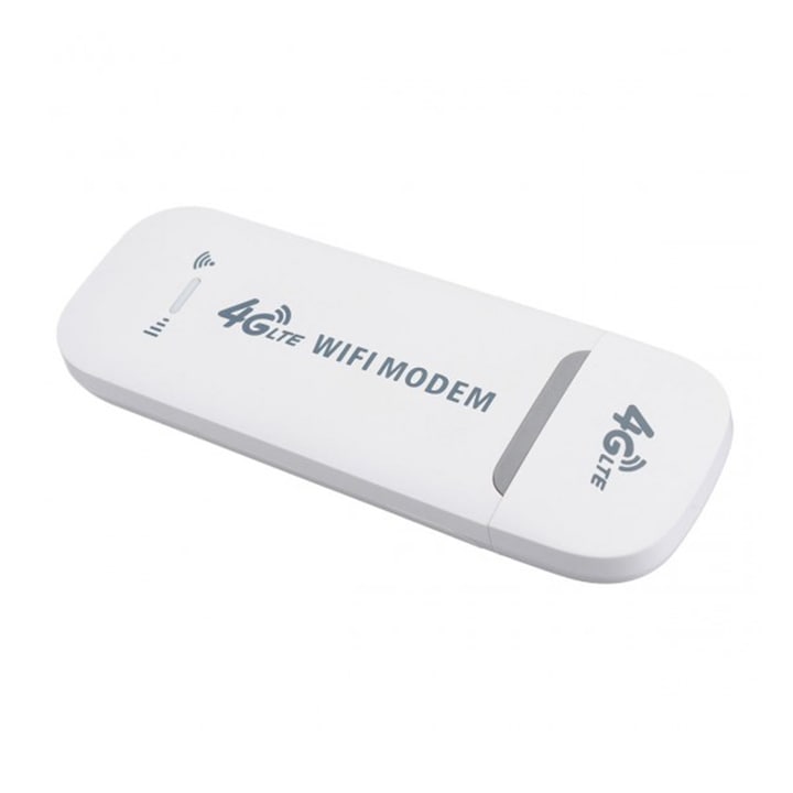 Безжичен рутер Darklove, 150Mbps, Plug and Play, Със слот за SIM карта, Лесен за носене и използване, 9.5x3.5x1cm, Пластмаса, Бял