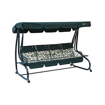 Balansoar Sorrento cu functie de pat, Verde Balansoar Sorrento cu functie de pat, Verde