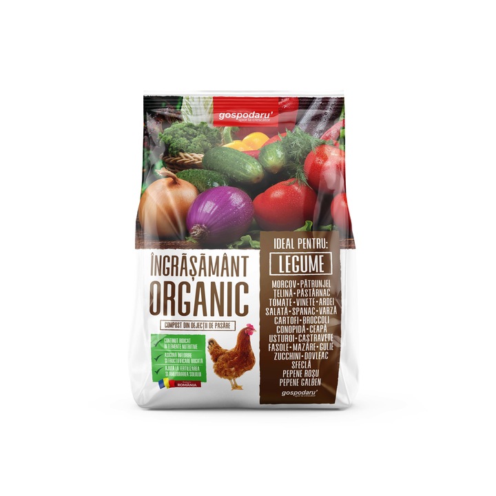 Ingrasamant organic pentru legume, 5 kg