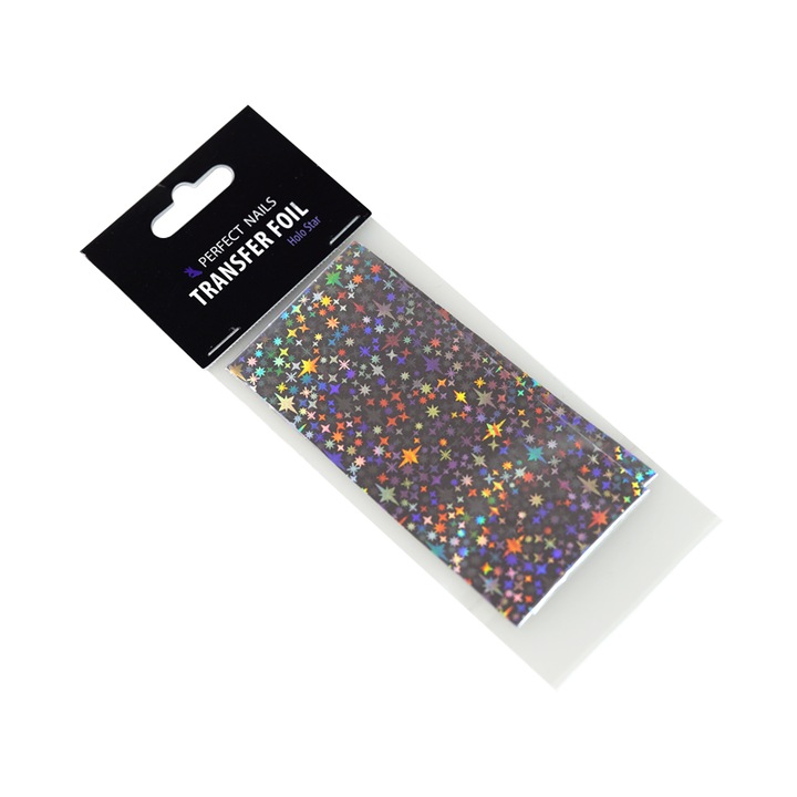 Perfect nails transzferfólia - holo star