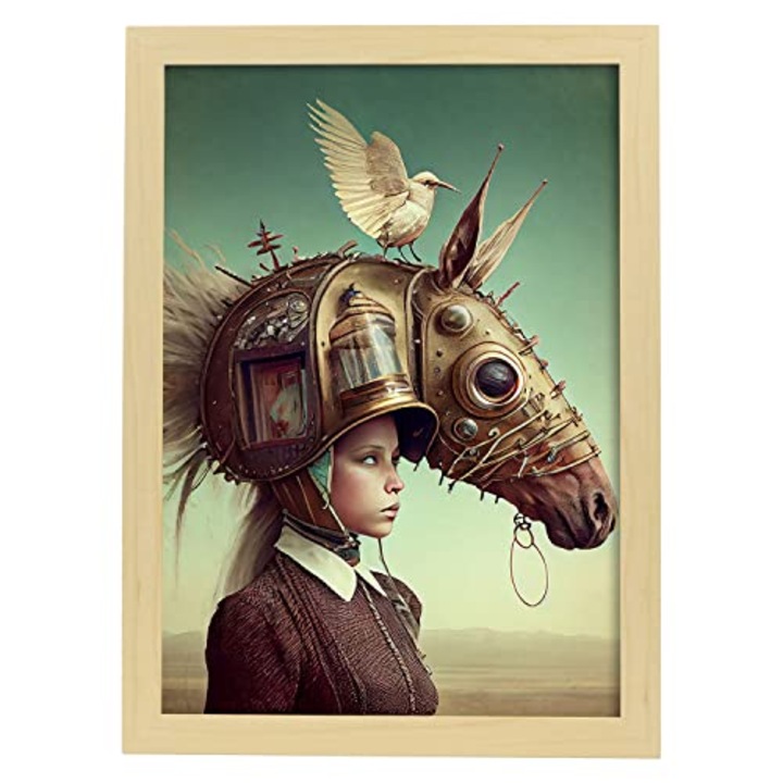 Tablou, Nacnic, Cap de cal, A3, 102114-1-A3-CM-LW