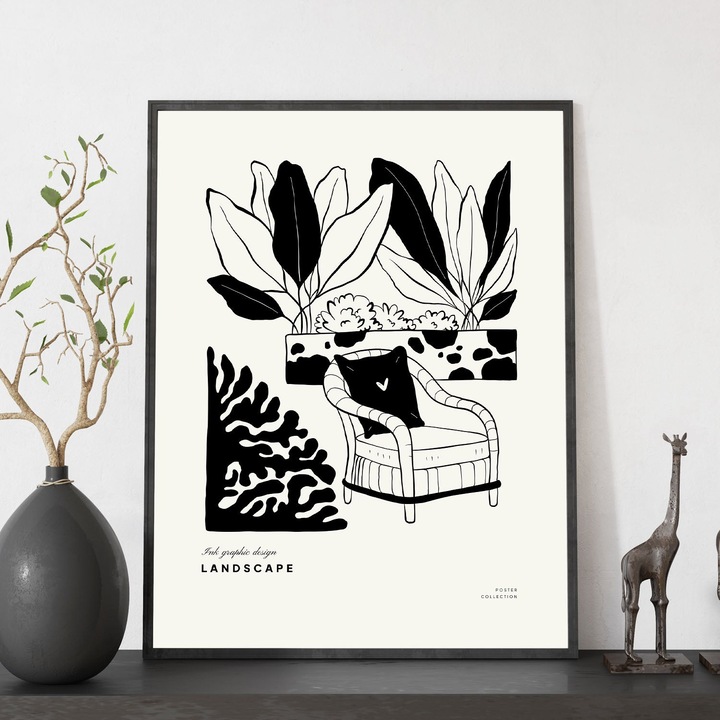 Tablou, Nacnic, Frunze, 17725-1-A3-CM-LW