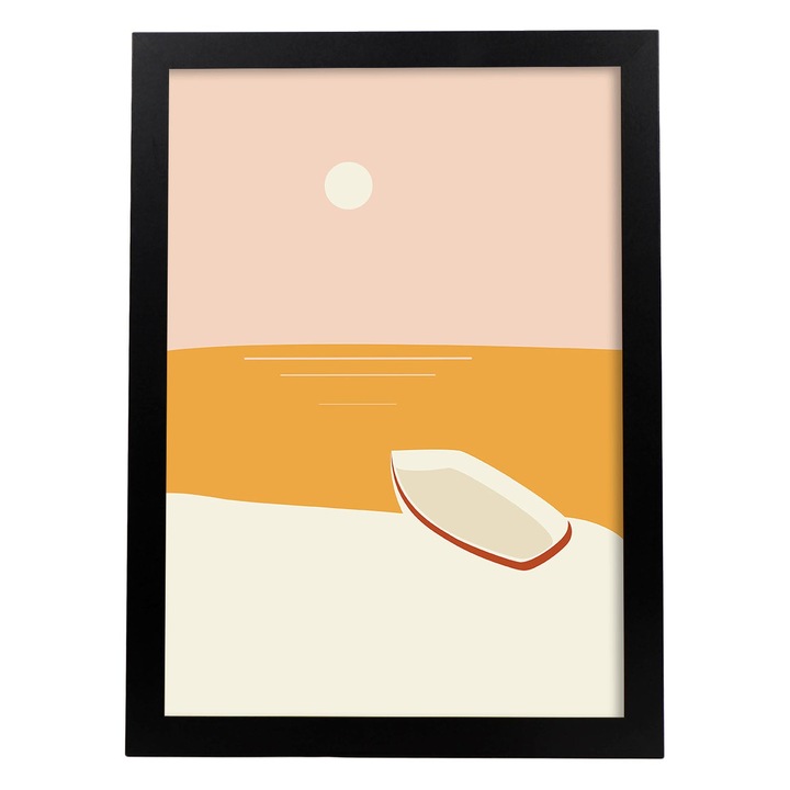 Tablou decorativ, Stil abstract, Dreptunghiular, Multicolor