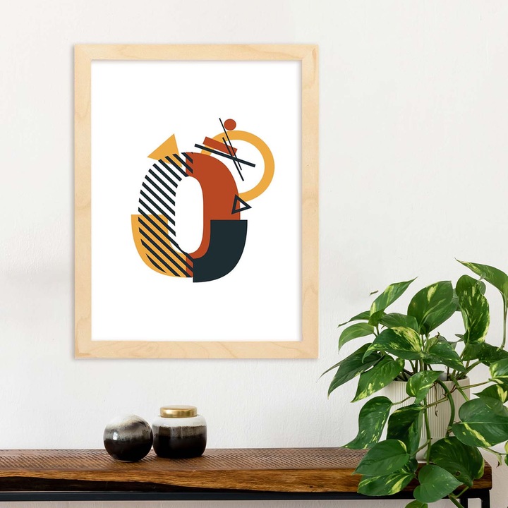 Poster numarul 0, Nacnic, Stil geometric, A4, 68513-1-A4-SM