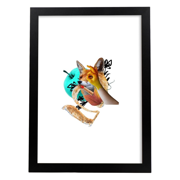 Tablou decorativ, Dreptunghiular, Cu ilustratie, Multicolor