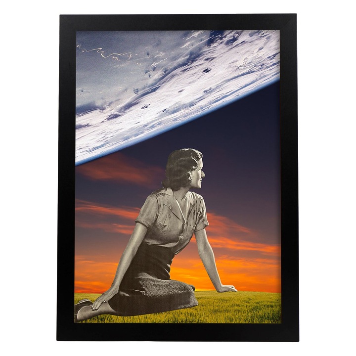 Tablou decorativ, Dreptunghiular, Suprarealist, Multicolor