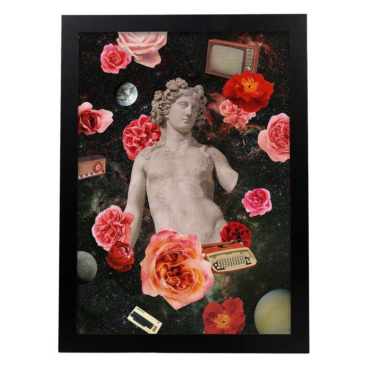 Tablou decorativ, Dreptunghiular, Suprarealist, Multicolor