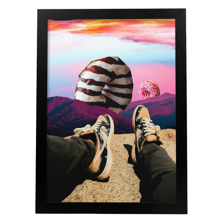 Tablou decorativ, Dreptunghiular, Cu ilustratie, Multicolor