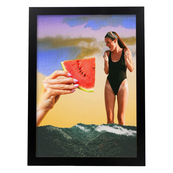 Tablou decorativ, Dreptunghiular, Cu ilustratie, Multicolor