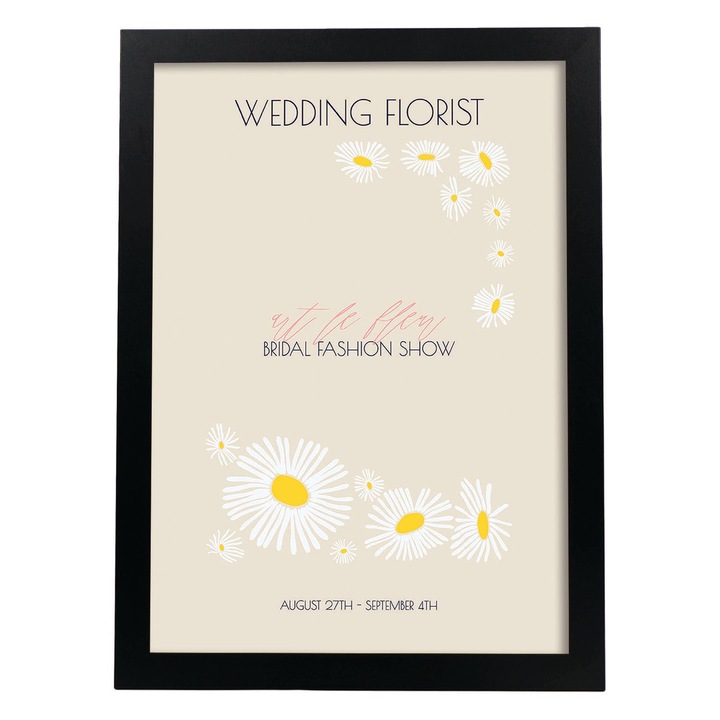 Tablou decorativ, Dreptunghiular, Cu flori, Multicolor