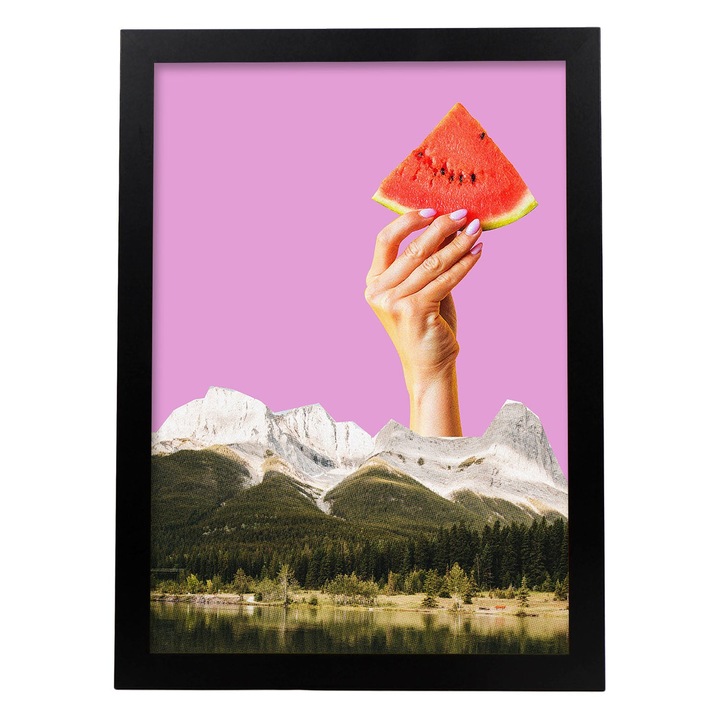 Tablou decorativ, Dreptunghiular, Cu ilustratie, Multicolor