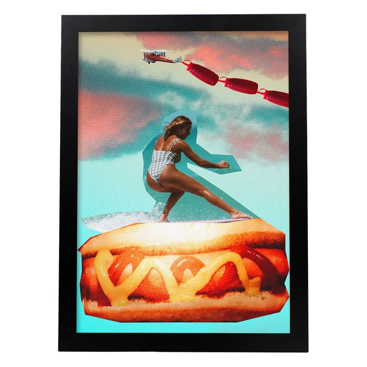 Tablou decorativ, Dreptunghiular, Suprarealist, Multicolor