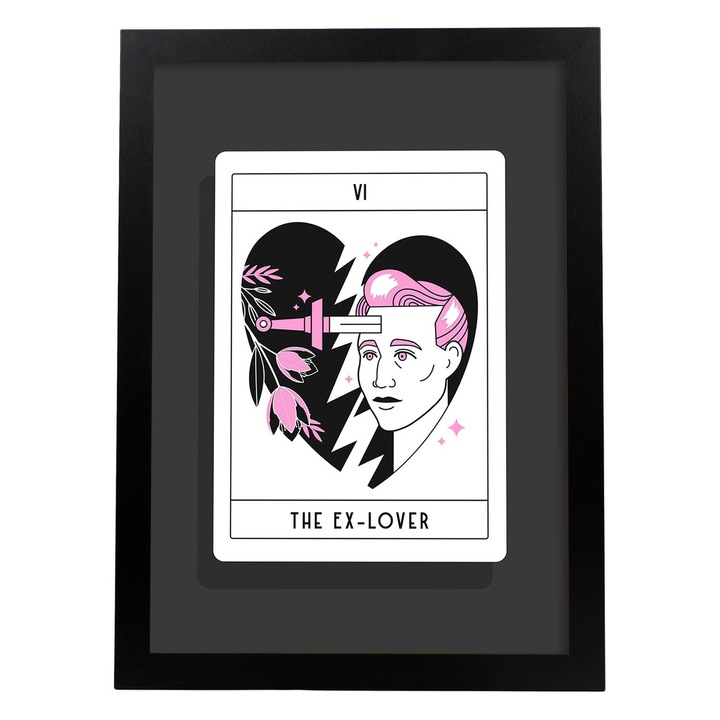 Tablou, Nacnic, cu ilustratii originale ale cartilor de Tarot, 13037-1-A3-SM