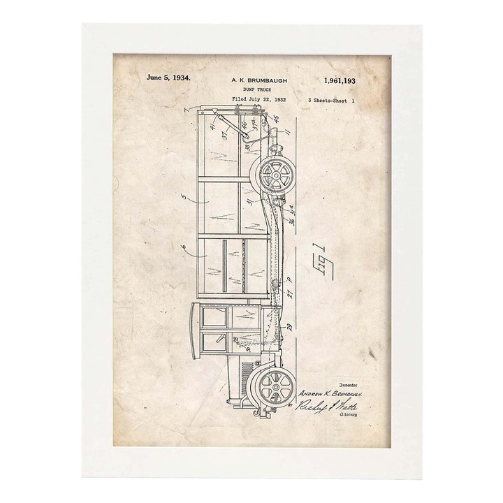 Tablou decorativ, Nacnic, Bej