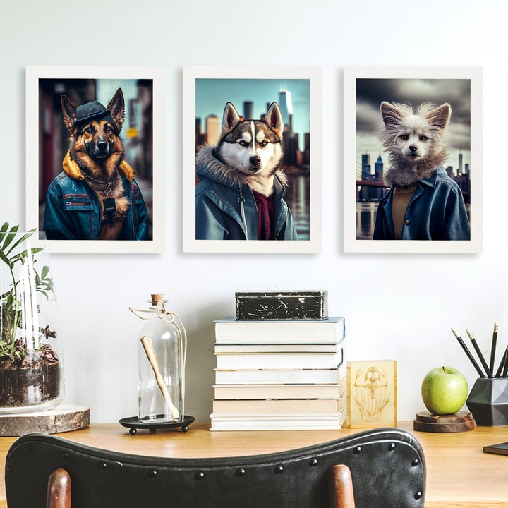 Set 3 postere Sheltered, Nacnic, A4, 100822-3-A4-SM