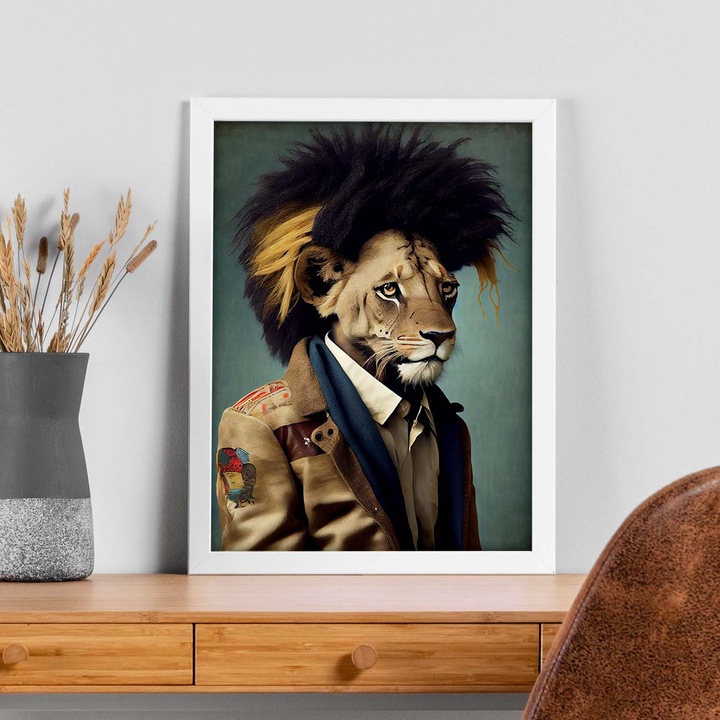 Poster de perete, Nacnic, Rame albe, A4