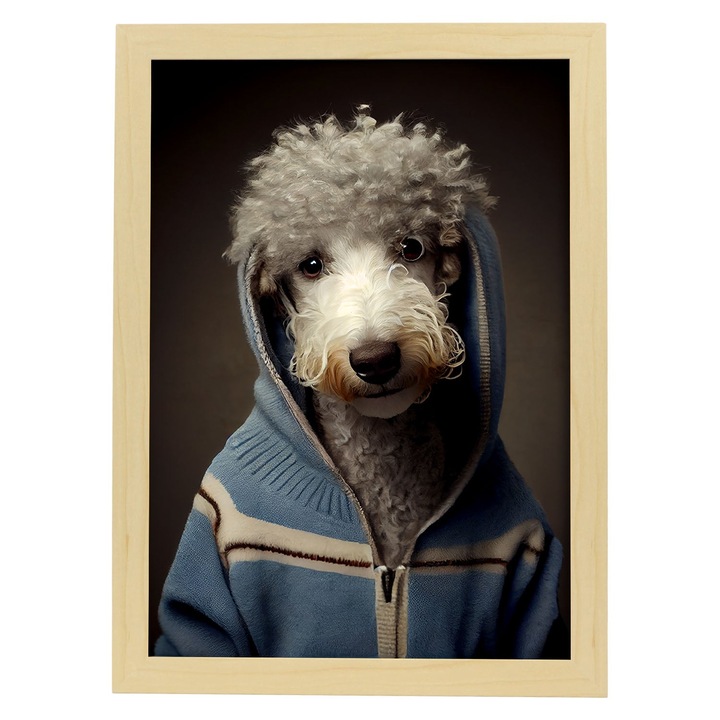 Poster decorativ, Nacnic, Rame bej, A4