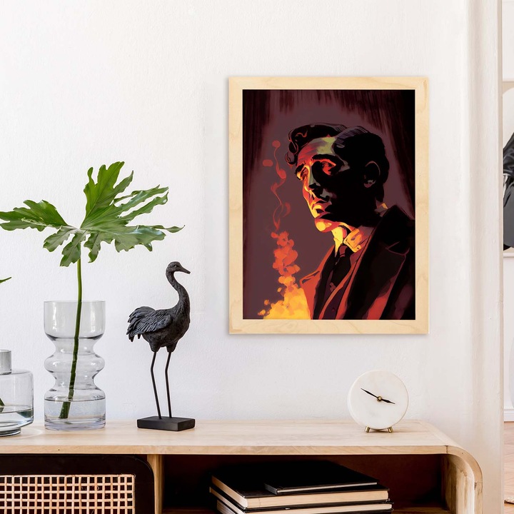 Poster de perete, Nacnic, Rame bej, A4