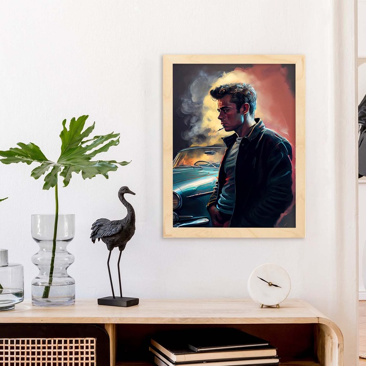 Poster de perete, Nacnic, Rame bej, A4